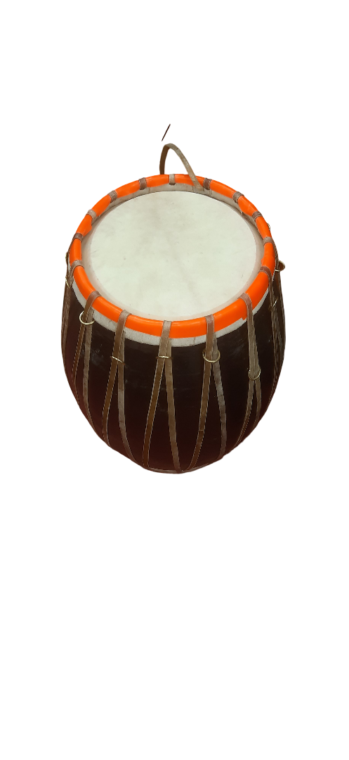 Proffessional Big Size High Quality Lalon Bangla Dhol Multicolor-1 Peice